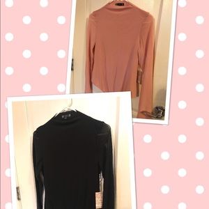 NWT 2 long sleeve body suits